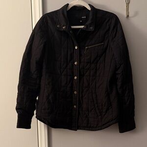Hurley Women's Black Quilted Utility Jacket